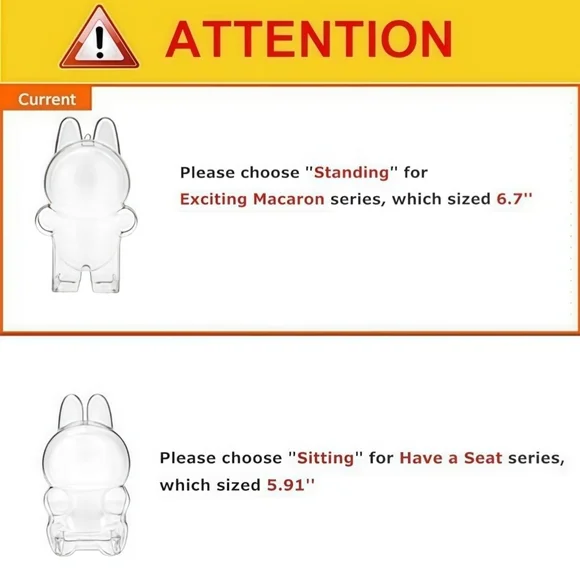 Clear Labubu Protector Case - Picture 6 of 9